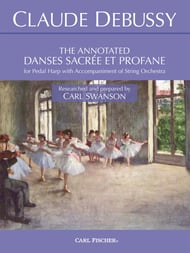 The Annotated Danses Sacree et Profane Pedal Harp Solo cover